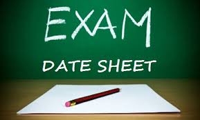 Punjab University (PU) BA BSc Date Sheet 2016